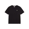 Maison Kitsuné Maison Kitsune Fox Head T Shirt In Black