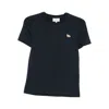 Maison Kitsuné T Shirts Blue In Black