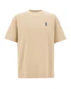 Maison Kitsuné Crew Neck Short Sleeve Relaxed Fit T-shirt In Neutral