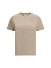 Maison Kitsuné Lady Fox T-shirt In Neutral