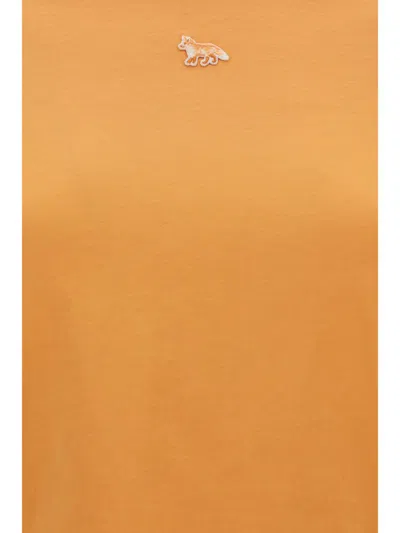 Maison Kitsuné T-shirt In Orange