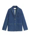 Maison Kitsuné Tailored Denim Jacket In Blue