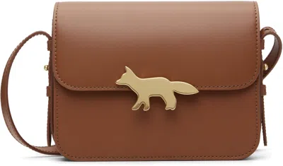 Maison Kitsuné Tan Edie Bag In Brown