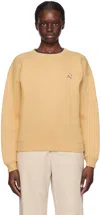 Maison Kitsuné Tan Speedy Fox Sweatshirt In P239 Maltshake