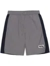 Maison Kitsuné Technical Shorts In P480 Navy