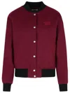 MAISON KITSUNÉ MAISON KITSUNÉ TEDDY FLANNEL BOMBER JACKET