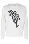Maison Kitsuné Abstract Daisy Intarsia Sweater