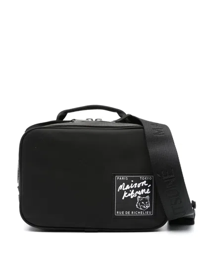 Maison Kitsuné The Traveller Belt Bag In 黑色