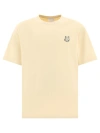 Maison Kitsuné Oversized T-shirt In Beige