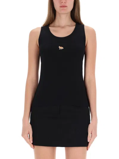 Maison Kitsuné Top Baby Fox In Black
