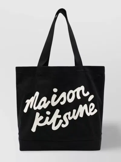 Maison Kitsuné Top Handle Tote Bags