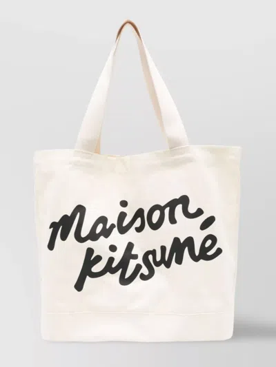 Maison Kitsuné Top Handle Tote Bags