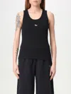 Maison Kitsuné Top  Woman Color Black In Schwarz