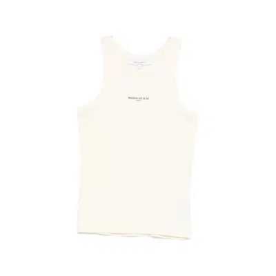 Maison Kitsuné Tops In White