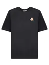 Maison Kitsuné Cotton T-shirt In Black