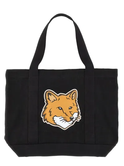 MAISON KITSUNÉ TOTE BAG WITH LOGO