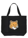 Maison Kitsuné Maison Kitsun Tote Bag With Logo