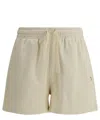 Maison Kitsuné Jogging Shorts With Logo In Beige