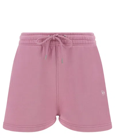 Maison Kitsuné Track Shorts In Pink