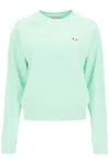 Maison Kitsuné Tricolor Fox Patch Sweatshirt In Blue