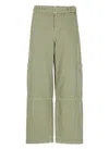 Maison Kitsuné Straight Leg Cotton Trousers With Cargo Pockets