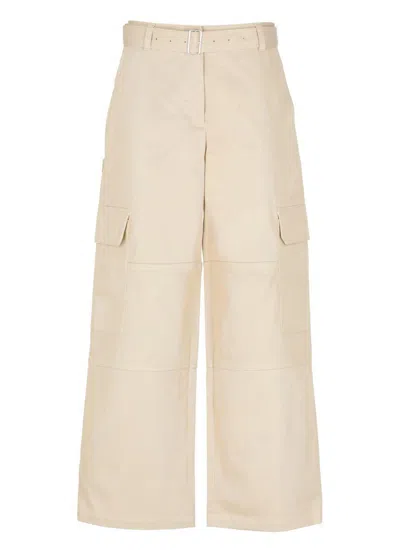 Maison Kitsuné Trousers In Neutral