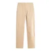 Maison Kitsuné Relaxed Fit Trousers Elastic Waistband In Beige