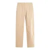 Maison Kitsuné Relaxed Fit Trousers Elastic Waistband In Neutral