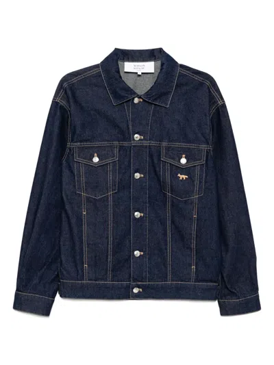 Maison Kitsuné Trucker Jacket In 蓝色