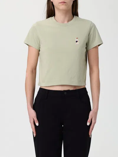 Maison Kitsuné T-shirt Woman  In Green