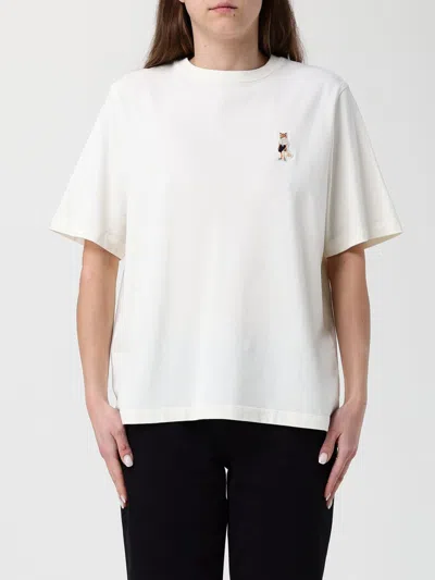 Maison Kitsuné T-shirt Woman  In White