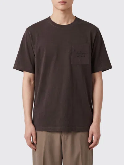 Maison Kitsuné Maison Kitsun&eacute; T-shirt Men  In Brown
