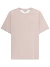 Maison Kitsuné T-shirt "poetic Script" In Neutral