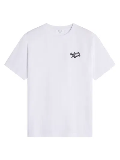 Maison Kitsuné Maison Kitsune' T-shirt With Logo In White