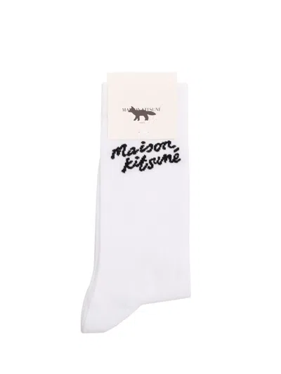 Maison Kitsuné Tubular Socks Underwear White