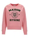 Maison Kitsuné Pink Hotel Olympia Edition Varsity Sweatshirt In Nude & Neutrals