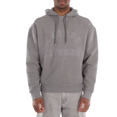 Maison Kitsuné Maison Kitsune Varsity Oversize Hoodie In Gray