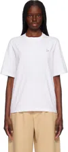 Maison Kitsuné White Baby Fox Patch Comfort T-shirt In P100 White