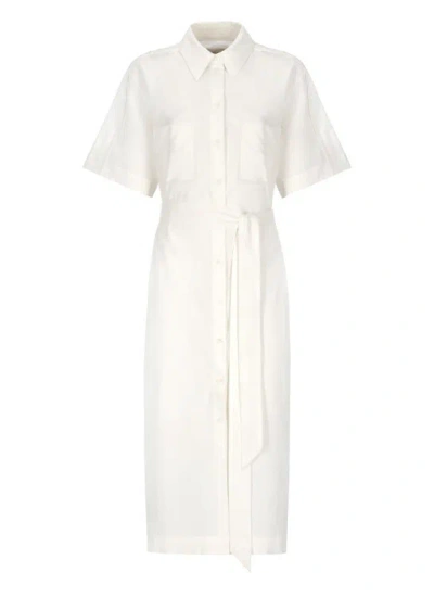Maison Kitsuné White Cotton Dress