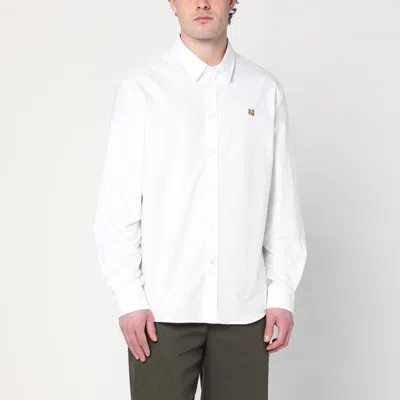 MAISON KITSUNÉ MAISON KITSUNÉ WHITE COTTON SHIRT
