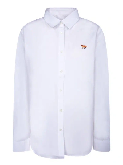 Maison Kitsuné White Cotton Shirt
