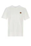 Maison Kitsuné Maison Kitsune Fox Head Regular Tee-shirt In White