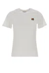 Maison Kitsuné Maison Kitsune White Cotton T-shirt In White