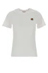 Maison Kitsuné Maison Kitsune White Cotton T-shirt In White