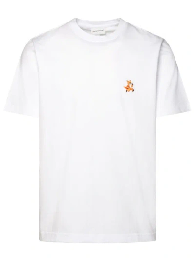 Maison Kitsuné White Cotton T-shirt