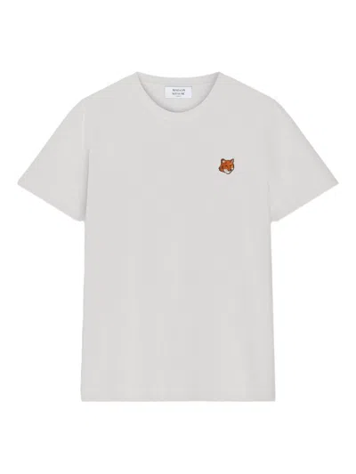 MAISON KITSUNÉ WHITE FOX HEAD COTTON T-SHIRT