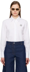 Maison Kitsuné White Fox Head Shirt In P100 White
