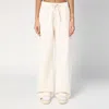 Maison Kitsuné Off-white Baby Fox Patch Lounge Pants In White