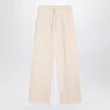 Maison Kitsuné White Jogging Pants With Fox Logo