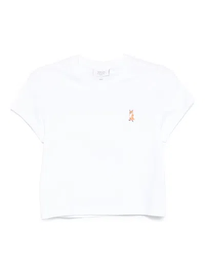 MAISON KITSUNÉ WHITE LADY FOX COTTON T-SHIRT